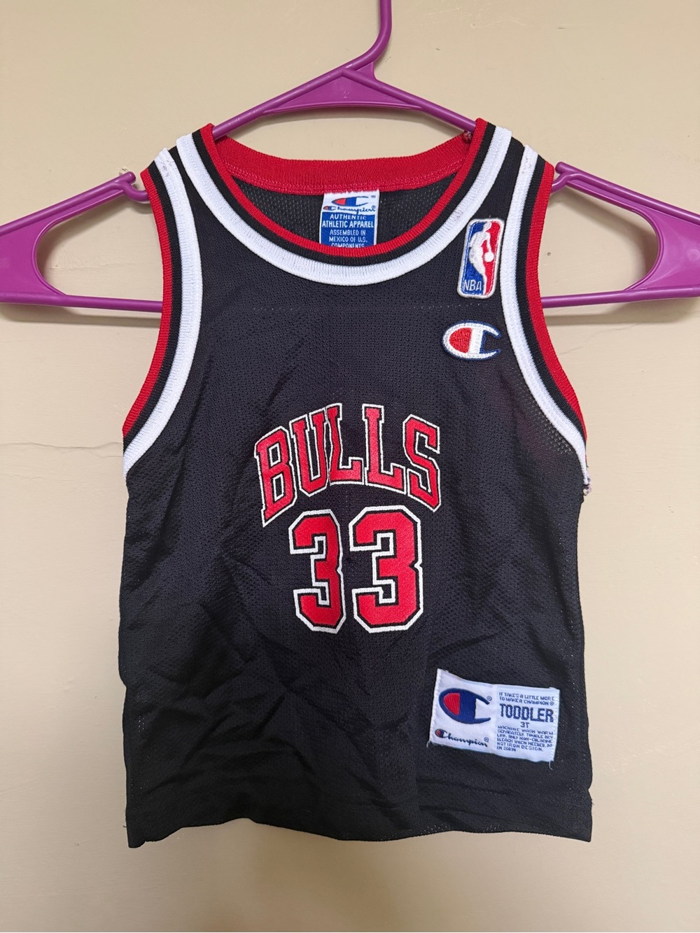 Vintage Bulls #33 Scottie Pippen Jersey